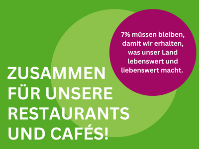 Zusammen für unsere Restaurants und Cafés!